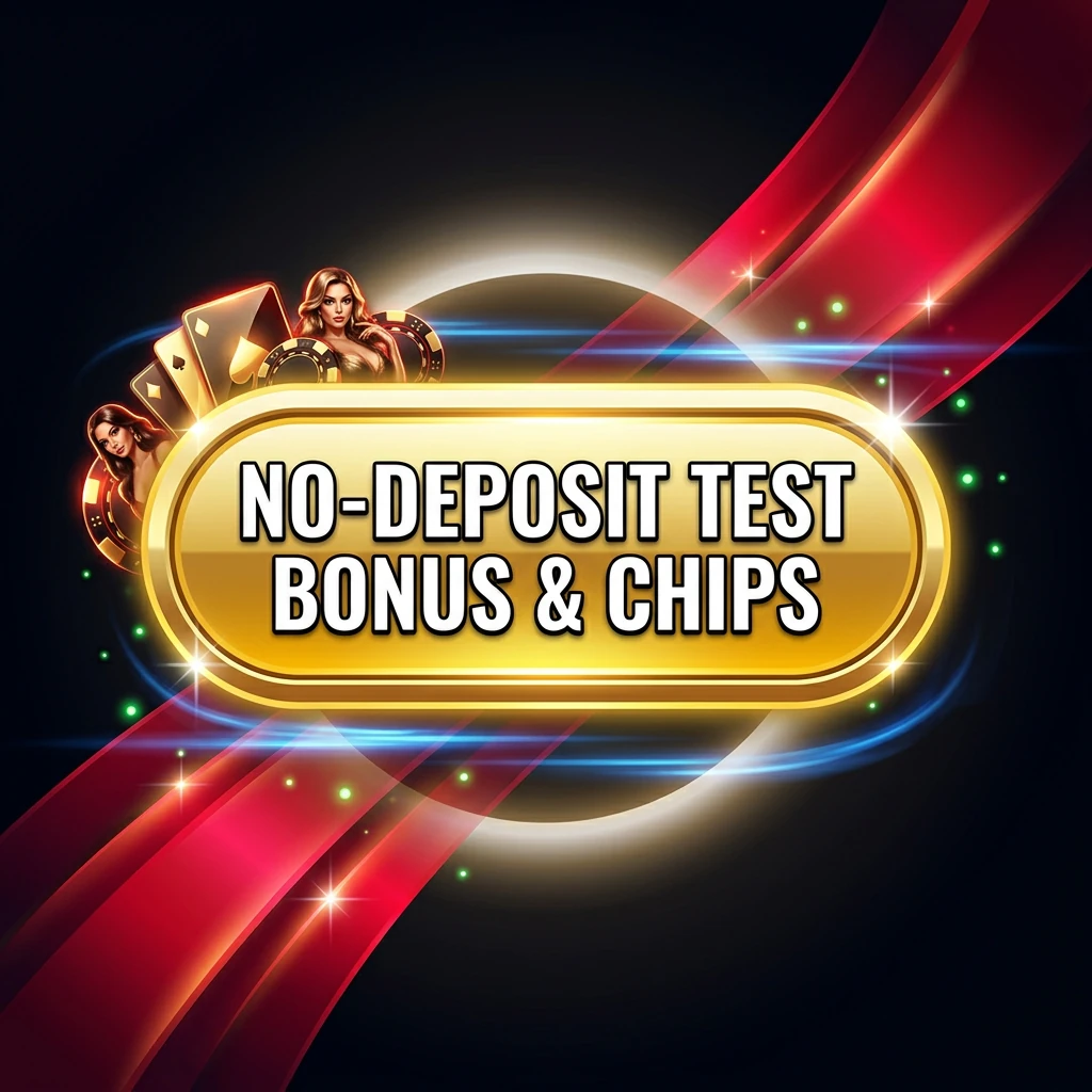 No-Deposit Test Bonus & Chips No-Deposit Test Bonus & Chips